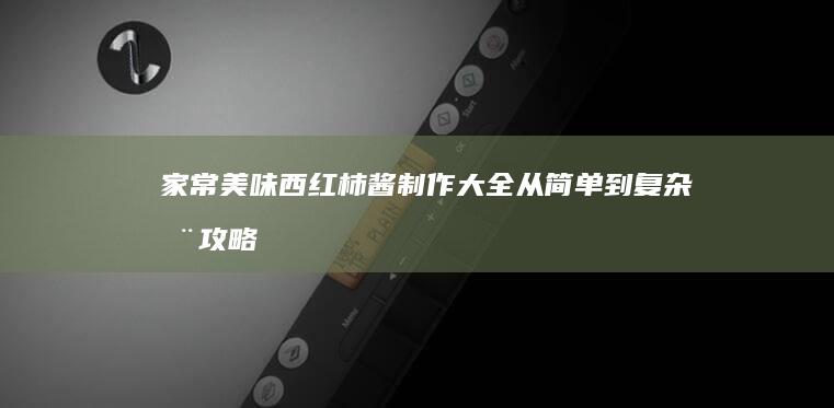 家常美味西红柿酱制作大全：从简单到复杂全攻略